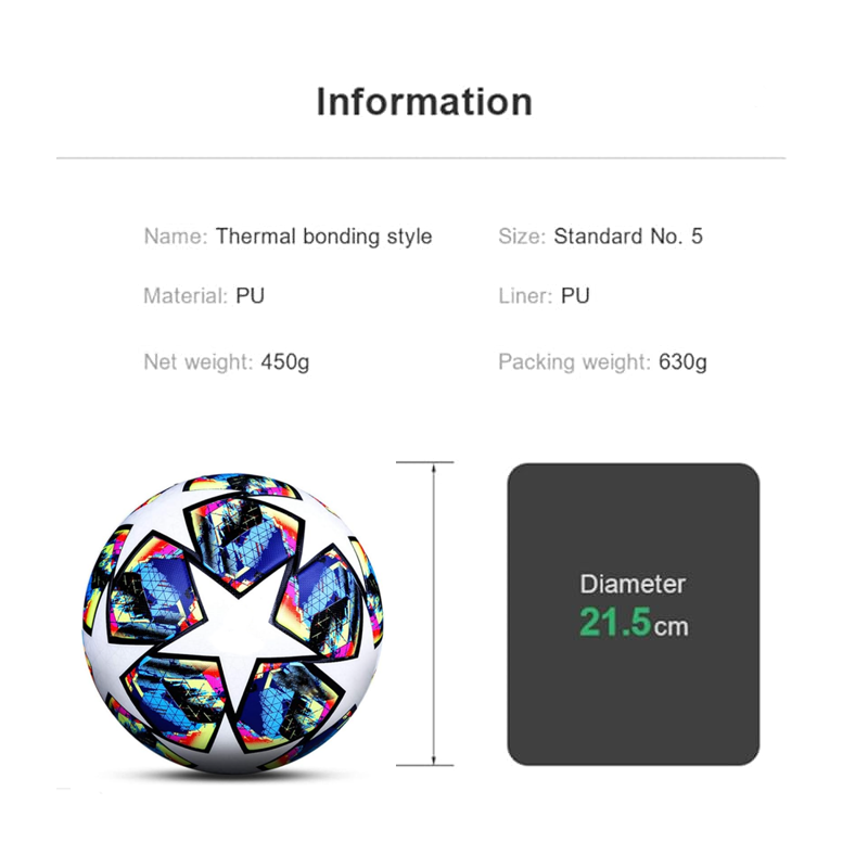 2024 Champions League Ball Football Fans Article Football Lovers Birthday Holiday Gifts soccer ball No. 5 Ball